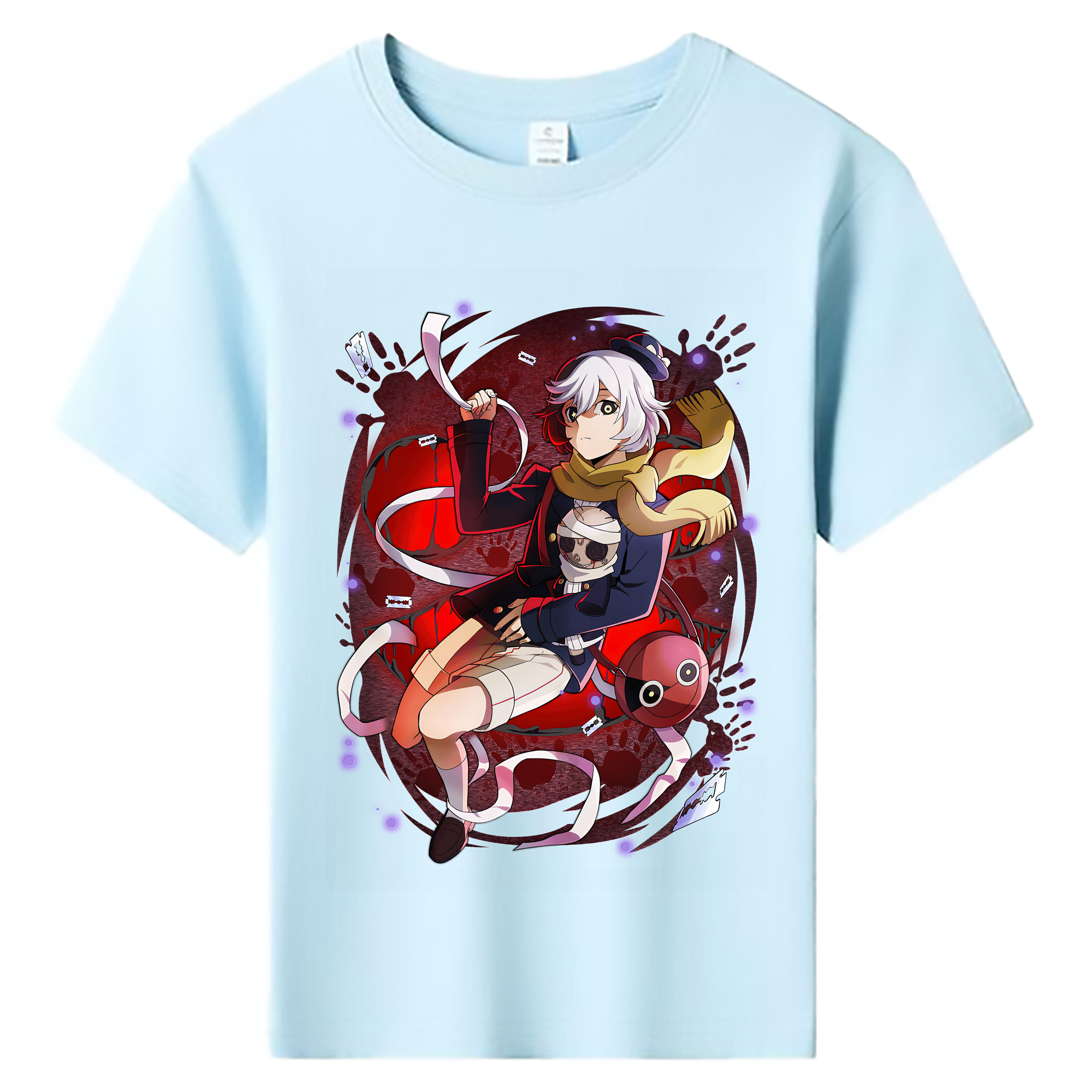 （画像用） 文豪ストレイドッグス Bungo Stray Dogs 綿100％キッズTシャツ（フロントプリント）